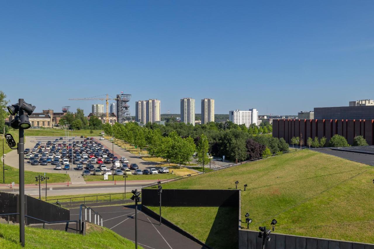 Korfantego Stylish Apartment With City View Spodek Katowice By Noclegi Renters Buitenkant foto