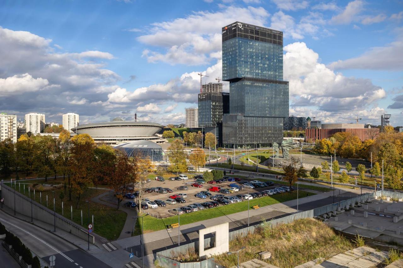 Korfantego Stylish Apartment With City View Spodek Katowice By Noclegi Renters Buitenkant foto
